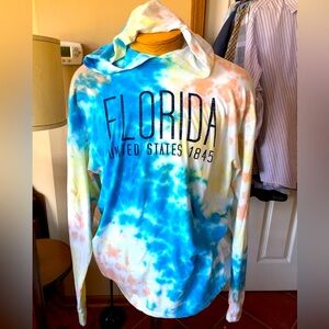 Perrin New Agenda FLORIDA sweatshirt super soft. SIZE L ⭐️🩵💙